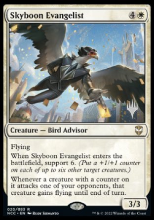 Skyboon Evangelist (Promo Pack) [Streets of New Capenna Commander Promos] | Event Horizon Hobbies CA