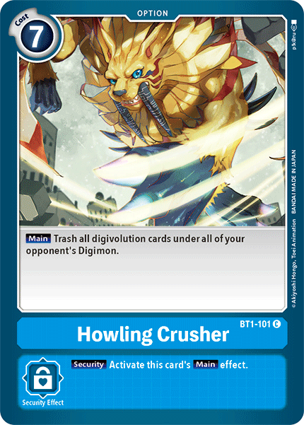 Howling Crusher [BT1-101] [Release Special Booster Ver.1.5] | Event Horizon Hobbies CA