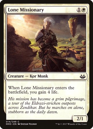 Lone Missionary [Modern Masters 2017] | Event Horizon Hobbies CA