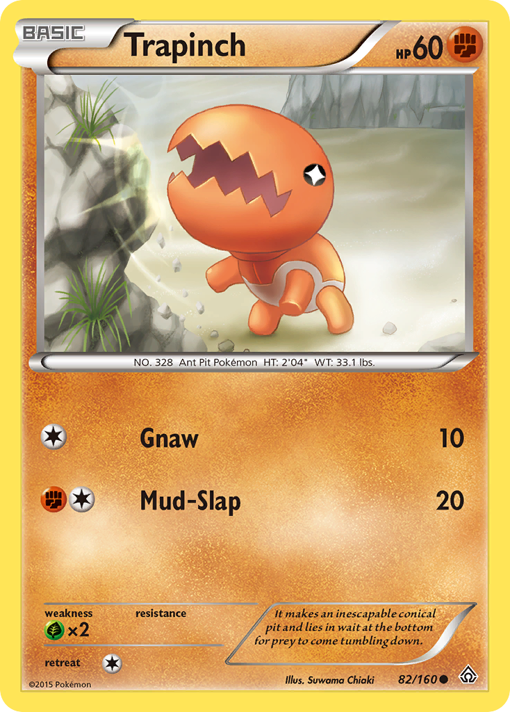 Trapinch (82/160) [XY: Primal Clash] | Event Horizon Hobbies CA