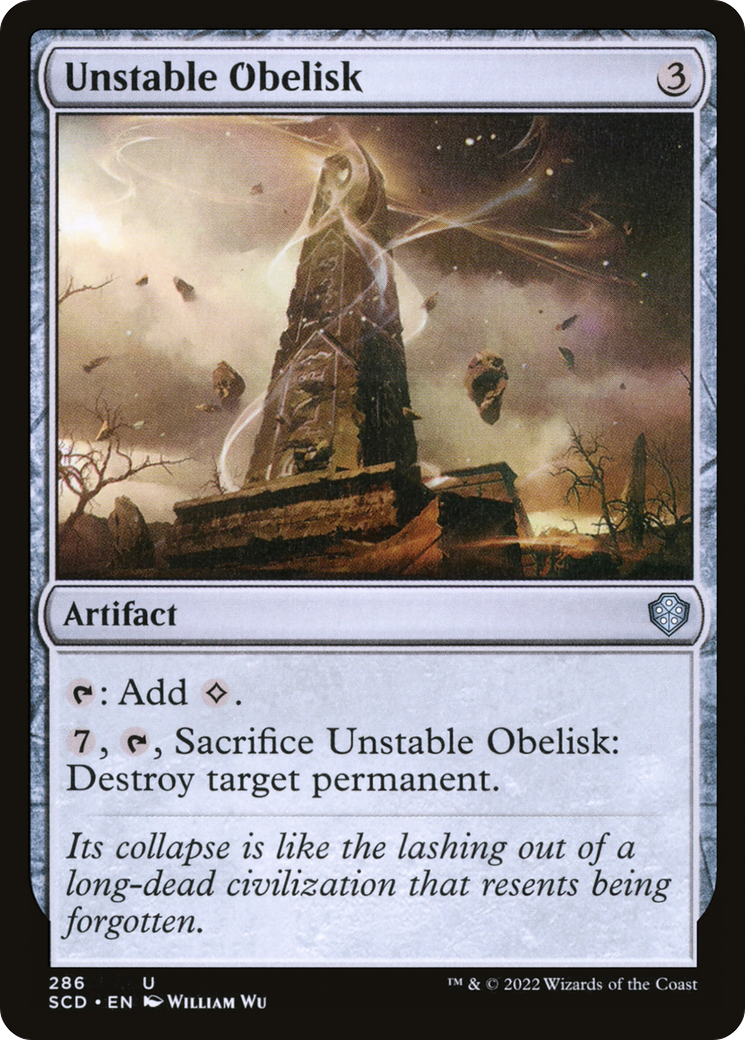 Unstable Obelisk [Starter Commander Decks] | Event Horizon Hobbies CA