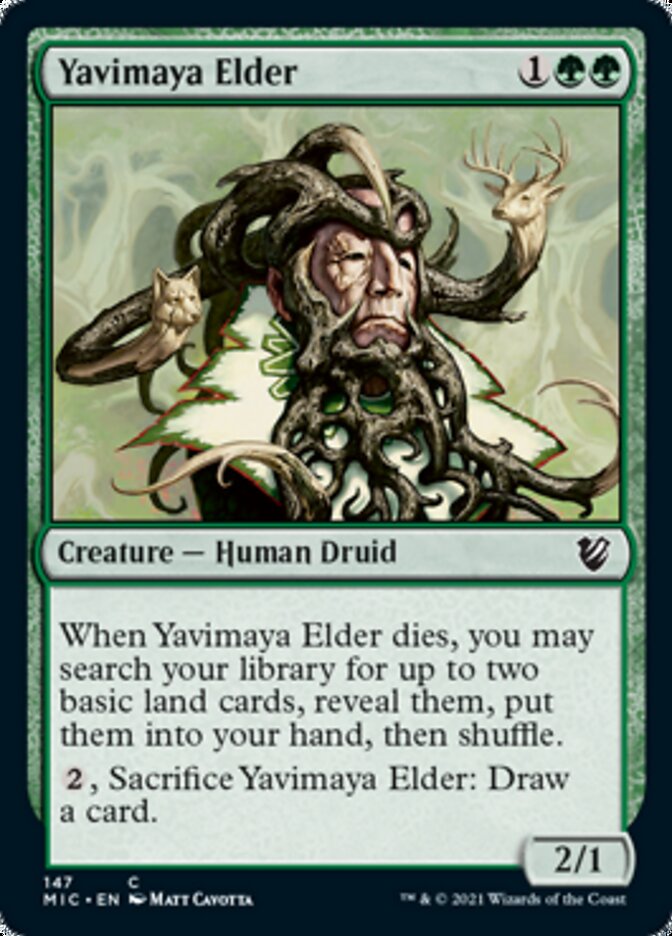 Yavimaya Elder [Innistrad: Midnight Hunt Commander] | Event Horizon Hobbies CA