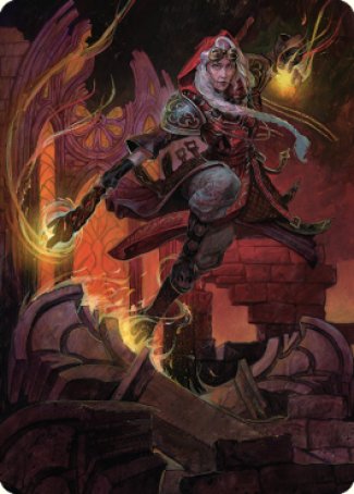 Jaya, Fiery Negotiator Art Card 2 [Dominaria United Art Series] | Event Horizon Hobbies CA