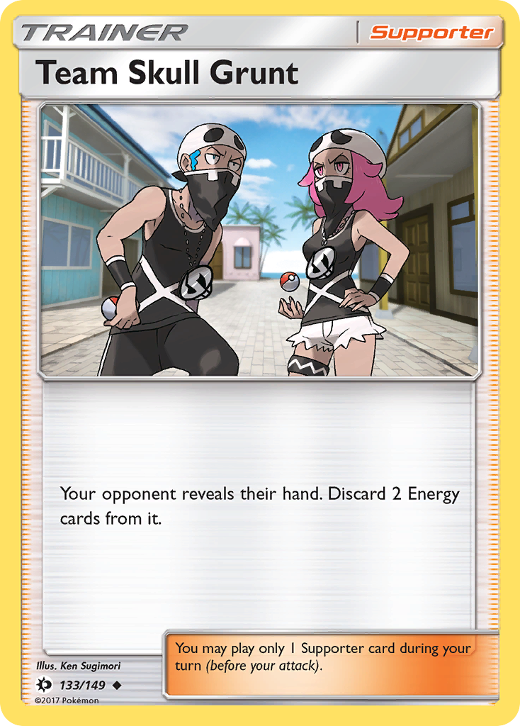 Team Skull Grunt (133/149) [Sun & Moon: Base Set] | Event Horizon Hobbies CA