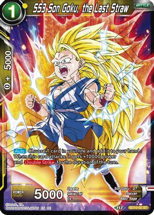 SS3 Son Goku, the Last Straw (SD10-02) [Mythic Booster] | Event Horizon Hobbies CA