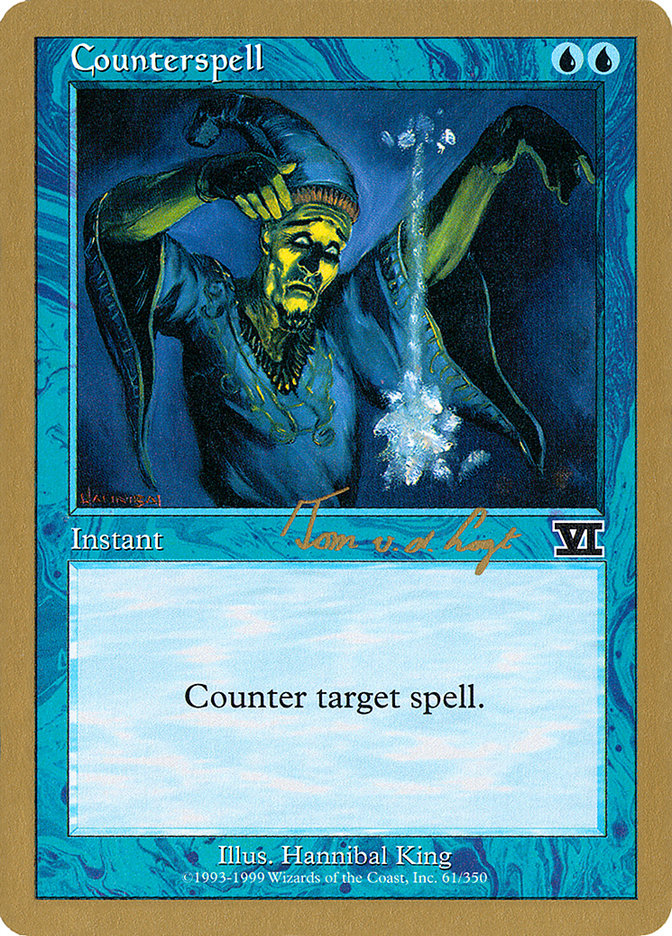 Counterspell (Tom van de Logt) [World Championship Decks 2000] | Event Horizon Hobbies CA