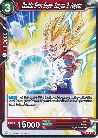 Double Shot Super Saiyan 2 Vegeta (BT2-010) [Union Force] | Event Horizon Hobbies CA