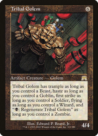 Tribal Golem [Onslaught] | Event Horizon Hobbies CA