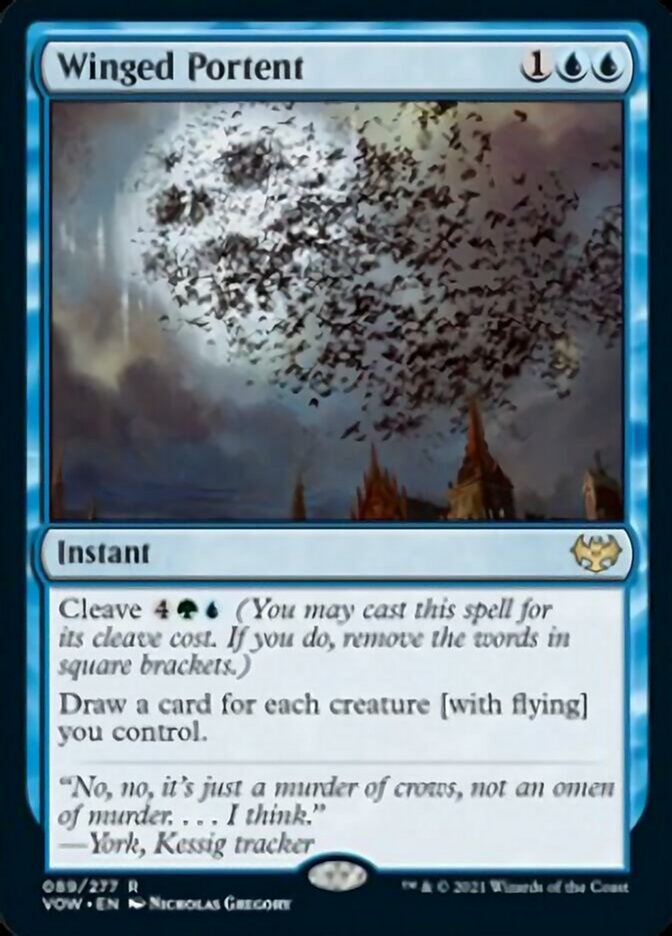 Winged Portent [Innistrad: Crimson Vow] | Event Horizon Hobbies CA