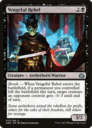 Vengeful Rebel [Aether Revolt] | Event Horizon Hobbies CA