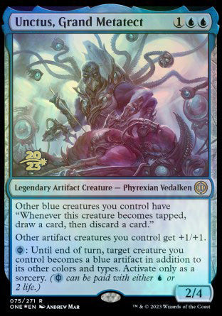 Unctus, Grand Metatect [Phyrexia: All Will Be One Prerelease Promos] | Event Horizon Hobbies CA