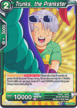 Trunks, the Prankster (DB1-044) [Dragon Brawl] | Event Horizon Hobbies CA