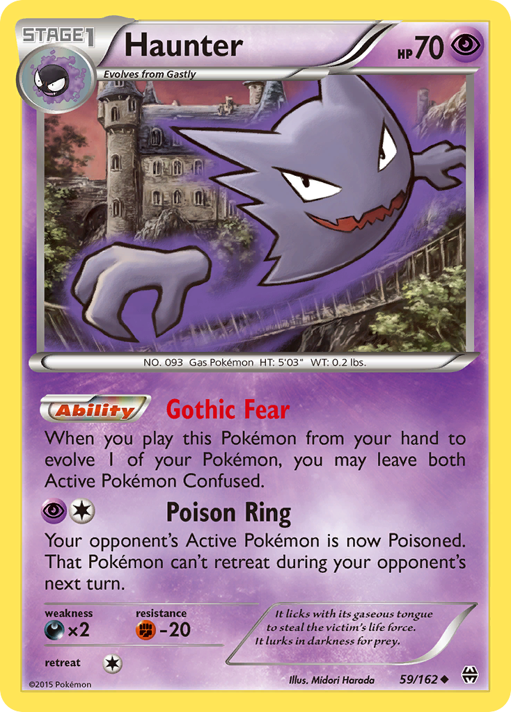 Haunter (59/162) [XY: BREAKthrough] | Event Horizon Hobbies CA