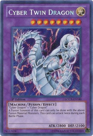 Cyber Twin Dragon [LCGX-EN180] Secret Rare | Event Horizon Hobbies CA