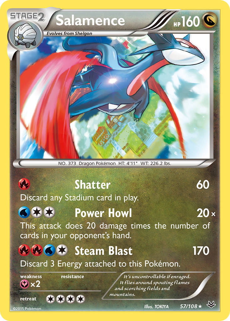 Salamence (57/108) [XY: Roaring Skies] | Event Horizon Hobbies CA