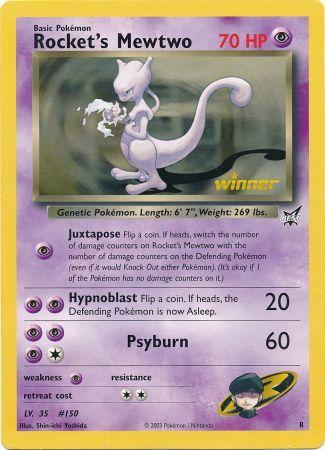 Rocket's Mewtwo (8) (Jumbo Card) [Best of Promos] | Event Horizon Hobbies CA