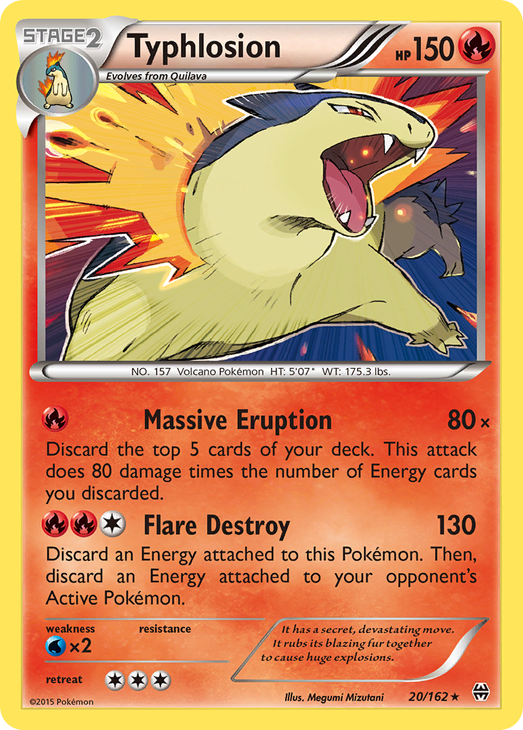 Typhlosion (20/162) [XY: BREAKthrough] | Event Horizon Hobbies CA