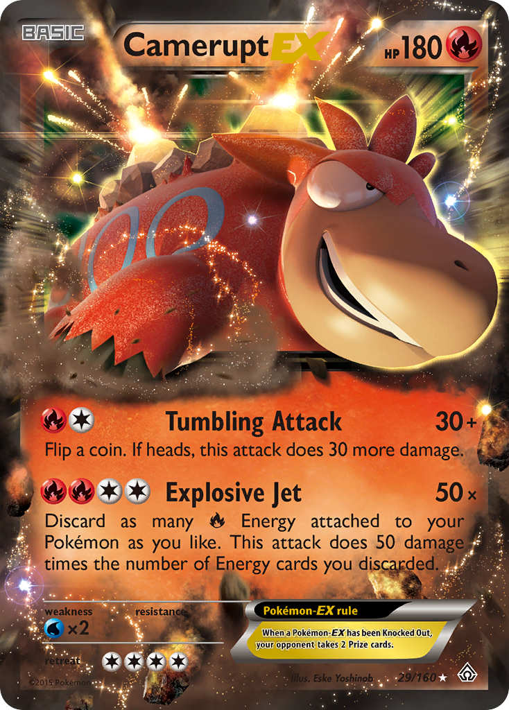 Camerupt EX (29/160) [XY: Primal Clash] | Event Horizon Hobbies CA