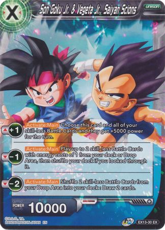 Son Goku Jr. & Vegeta Jr., Saiyan Scions (EX13-30) [Special Anniversary Set 2020] | Event Horizon Hobbies CA