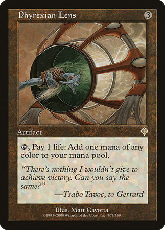 Phyrexian Lens [Invasion] | Event Horizon Hobbies CA