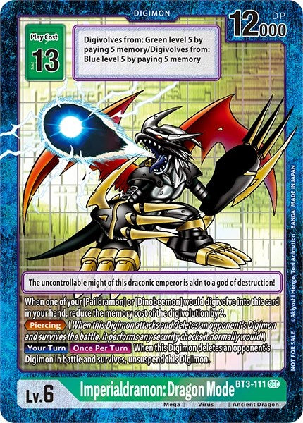 Imperialdramon Dragon Mode [BT3-111] [Revision Pack Cards] | Event Horizon Hobbies CA