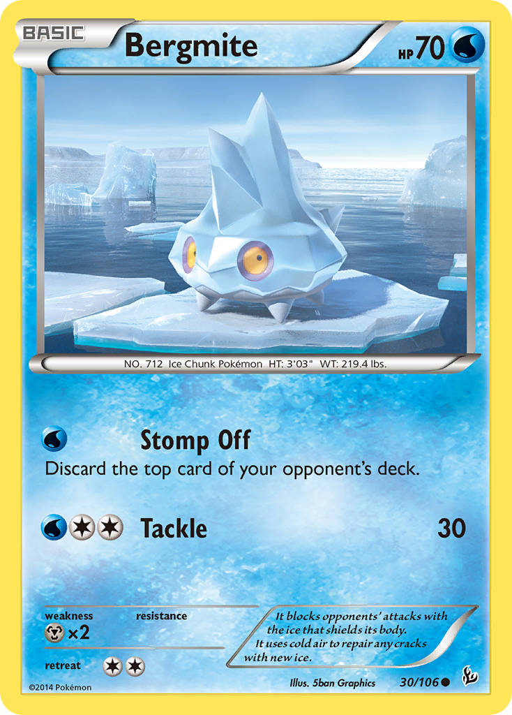 Bergmite (30/106) [XY: Flashfire] | Event Horizon Hobbies CA