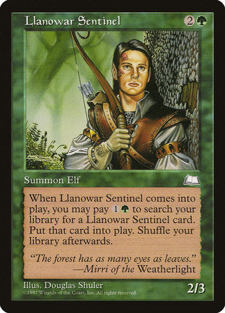 Llanowar Sentinel [Weatherlight] | Event Horizon Hobbies CA