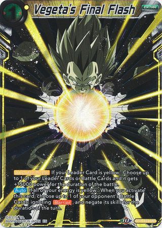 Vegeta's Final Flash (BT9-133) [Universal Onslaught] | Event Horizon Hobbies CA