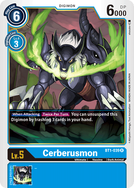 Cerberusmon [BT1-039] [Release Special Booster Ver.1.0] | Event Horizon Hobbies CA