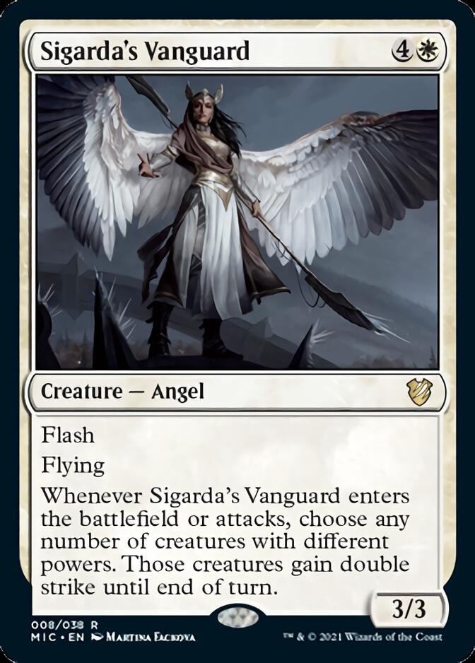 Sigarda's Vanguard [Innistrad: Midnight Hunt Commander] | Event Horizon Hobbies CA