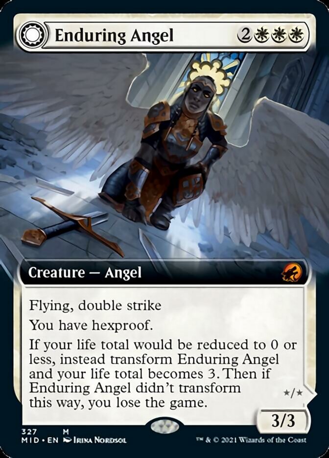 Enduring Angel // Angelic Enforcer (Extended) [Innistrad: Midnight Hunt] | Event Horizon Hobbies CA