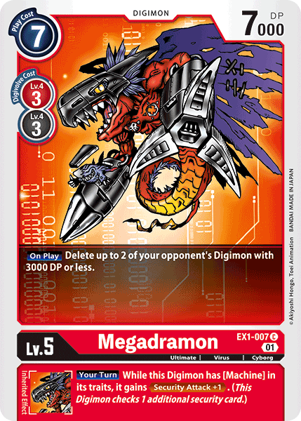 Megadramon [EX1-007] [Classic Collection] | Event Horizon Hobbies CA