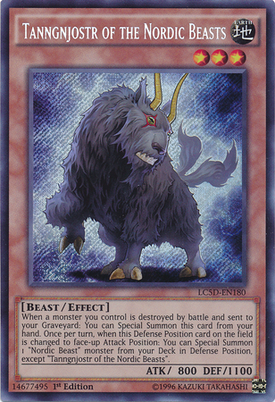 Tanngnjostr of the Nordic Beasts [LC5D-EN180] Secret Rare | Event Horizon Hobbies CA