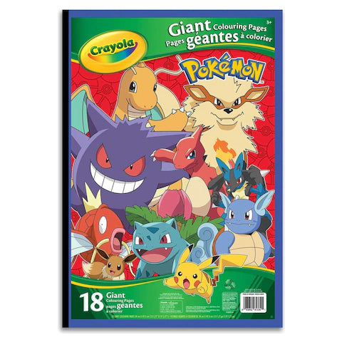 Crayola - Giant Colouring Pad - Pokémon