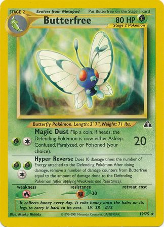 Butterfree (19/75) [Neo Discovery Unlimited] | Event Horizon Hobbies CA