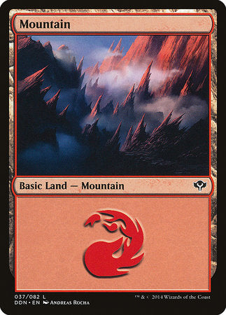 Mountain (37) [Duel Decks: Speed vs. Cunning] | Event Horizon Hobbies CA