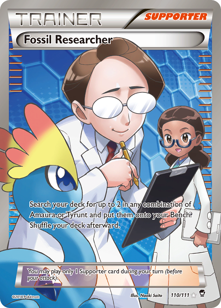 Fossil Researcher (110/111) [XY: Furious Fists] | Event Horizon Hobbies CA