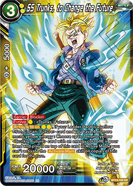 SS Trunks, to Change the Future (Uncommon) (BT13-102) [Supreme Rivalry] | Event Horizon Hobbies CA