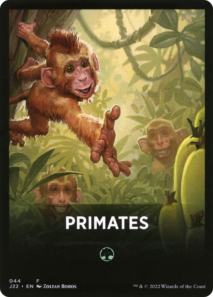 Primates Theme Card [Jumpstart 2022 Front Cards] | Event Horizon Hobbies CA