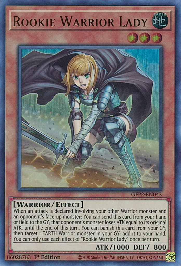 Rookie Warrior Lady [GFP2-EN043] Ultra Rare | Event Horizon Hobbies CA