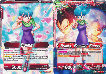 Bulma // Bulma, Familial Bonds (BT8-001) [Malicious Machinations] | Event Horizon Hobbies CA