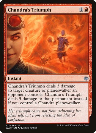 Chandra's Triumph [War of the Spark] | Event Horizon Hobbies CA