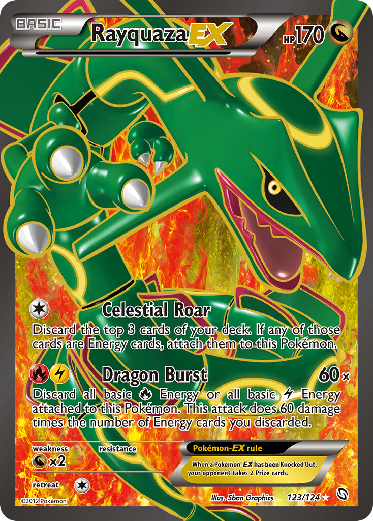 Rayquaza EX (123/124) [Black & White: Dragons Exalted] | Event Horizon Hobbies CA