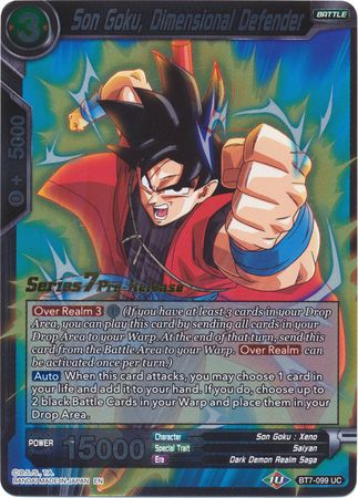 Son Goku, Dimensional Defender (BT7-099_PR) [Assault of the Saiyans Prerelease Promos] | Event Horizon Hobbies CA