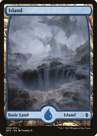 Island (259) - Full Art [Battle for Zendikar] | Event Horizon Hobbies CA