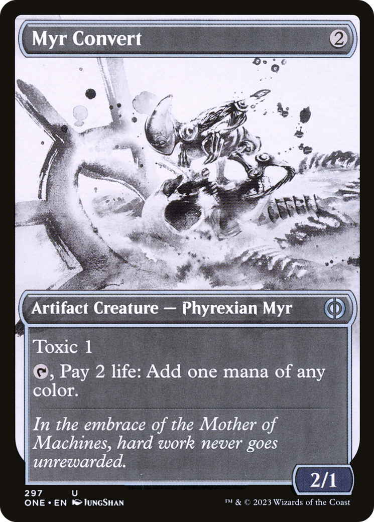 Myr Convert (Showcase Ichor) [Phyrexia: All Will Be One] | Event Horizon Hobbies CA