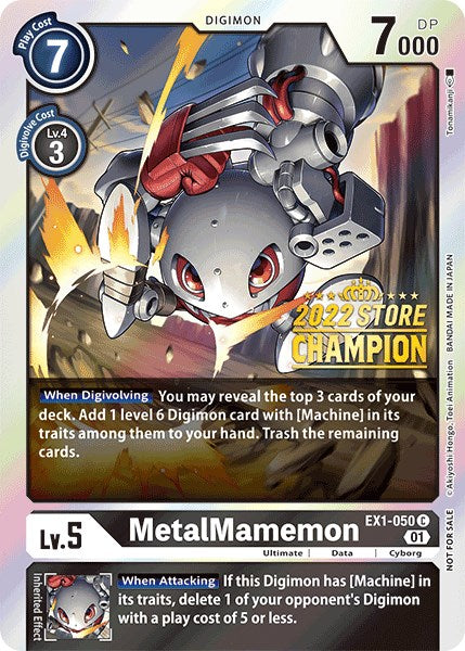 MetalMamemon [EX1-050] (2022 Store Champion) [Classic Collection Promos] | Event Horizon Hobbies CA