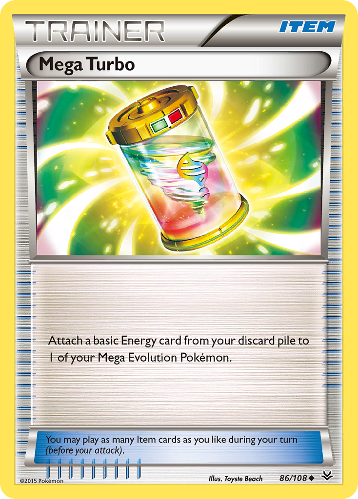 Mega Turbo (86/108) [XY: Roaring Skies] | Event Horizon Hobbies CA