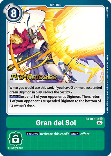 Gran del Sol [BT10-103] [Xros Encounter Pre-Release Cards] | Event Horizon Hobbies CA