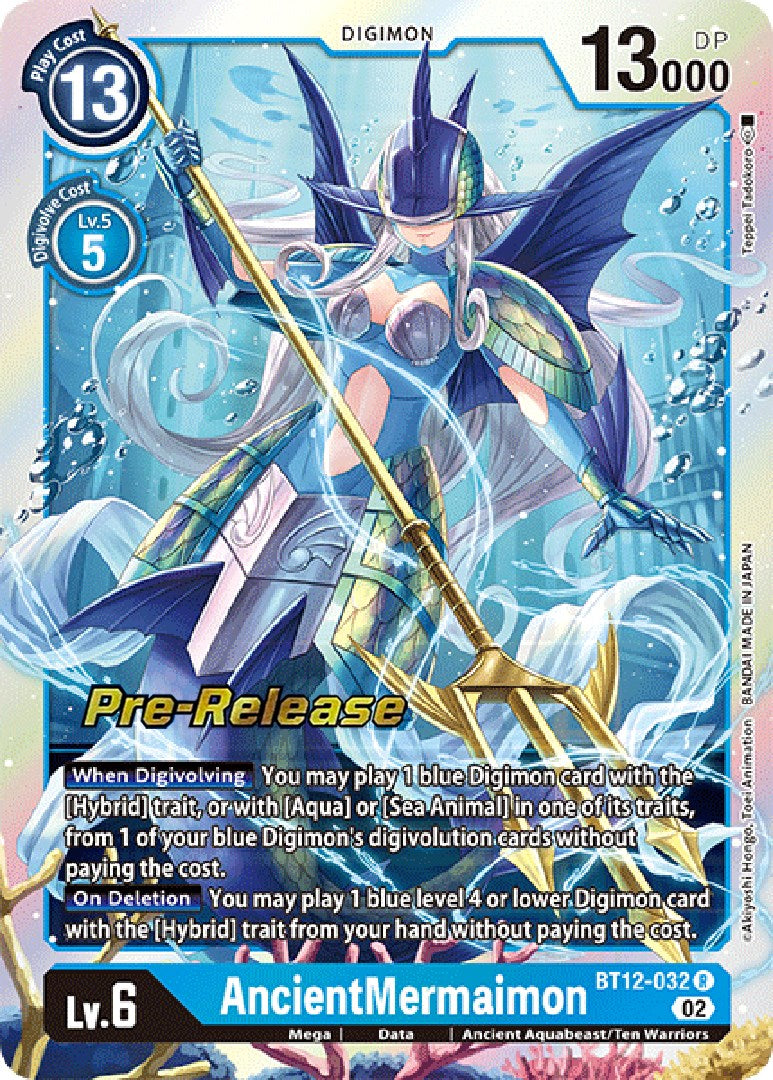 AncientMermaimon [BT12-032] [Across Time Pre-Release Cards] | Event Horizon Hobbies CA